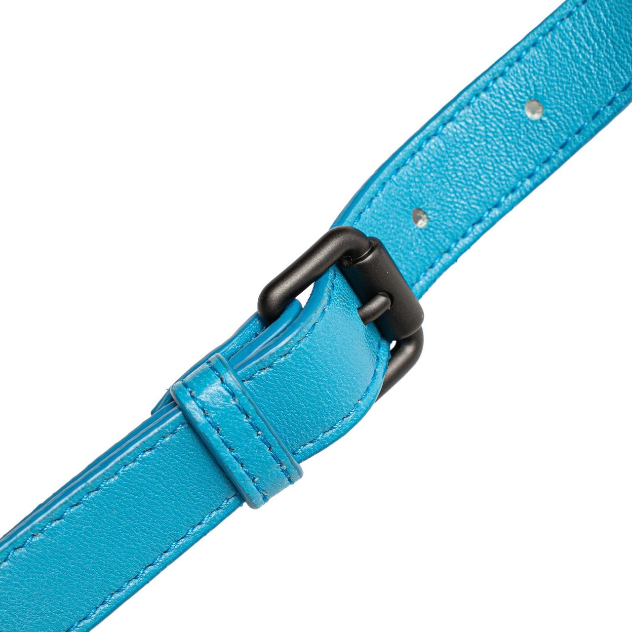 Bottega Veneta Nappa Intrecciato Flap Crossbody Blauw