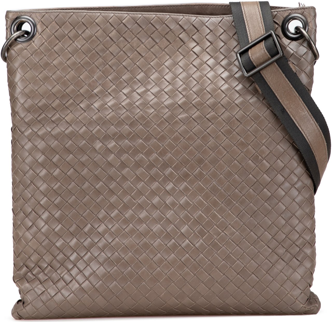 Bottega Veneta Nappa Intrecciato VN Crossbody Bruin