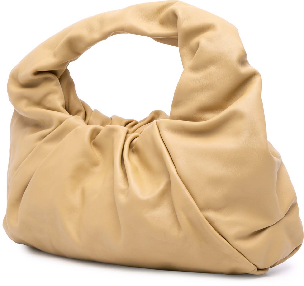 Bottega Veneta Lambskin The Shoulder Pouch Bruin