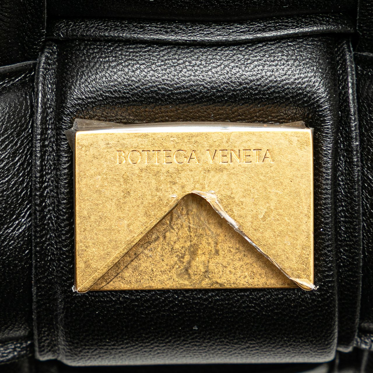 Bottega Veneta Nappa Intrecciato Padded Chain Cassette Satchel Zwart