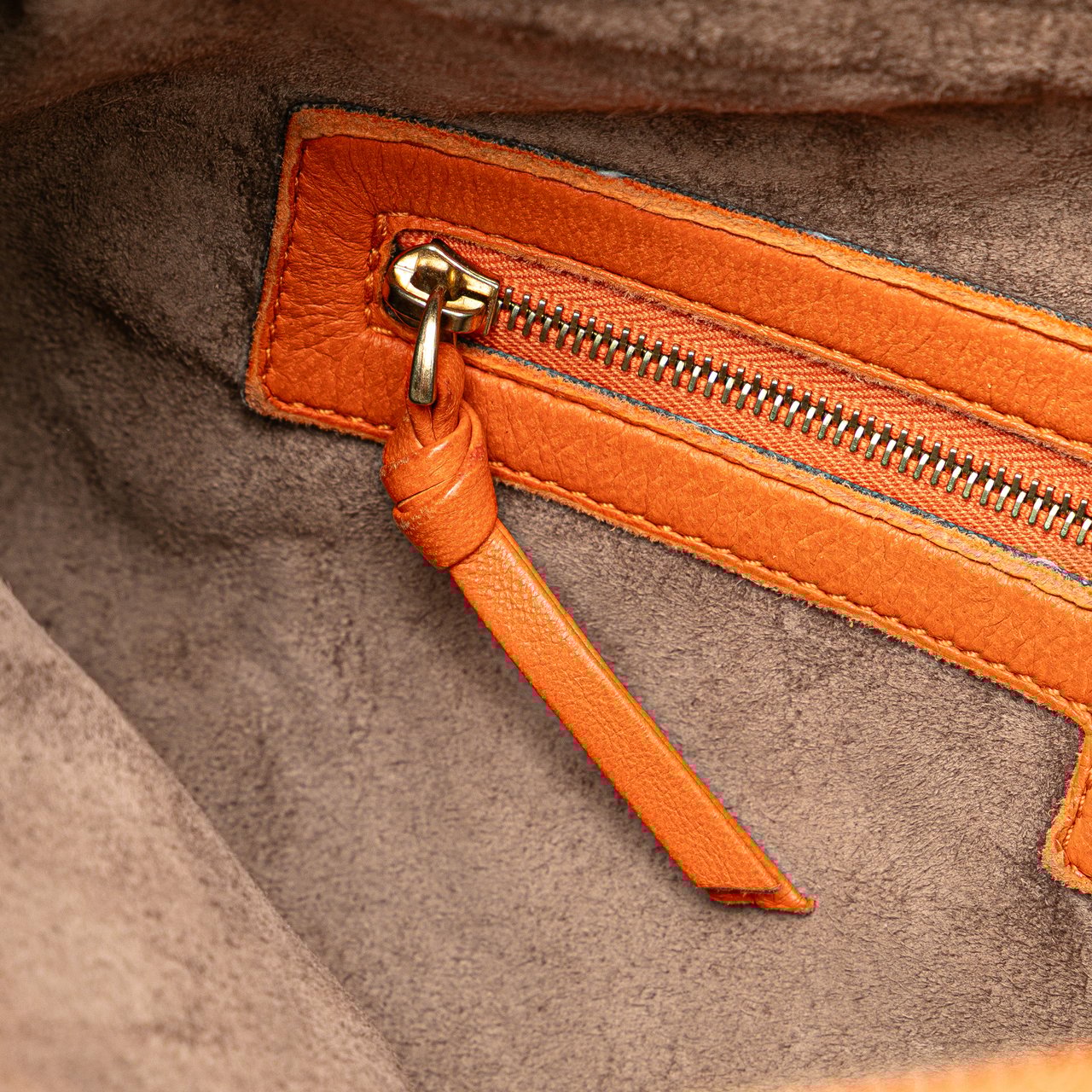 Bottega Veneta Small Nappa Intrecciato Veneta Hobo Oranje