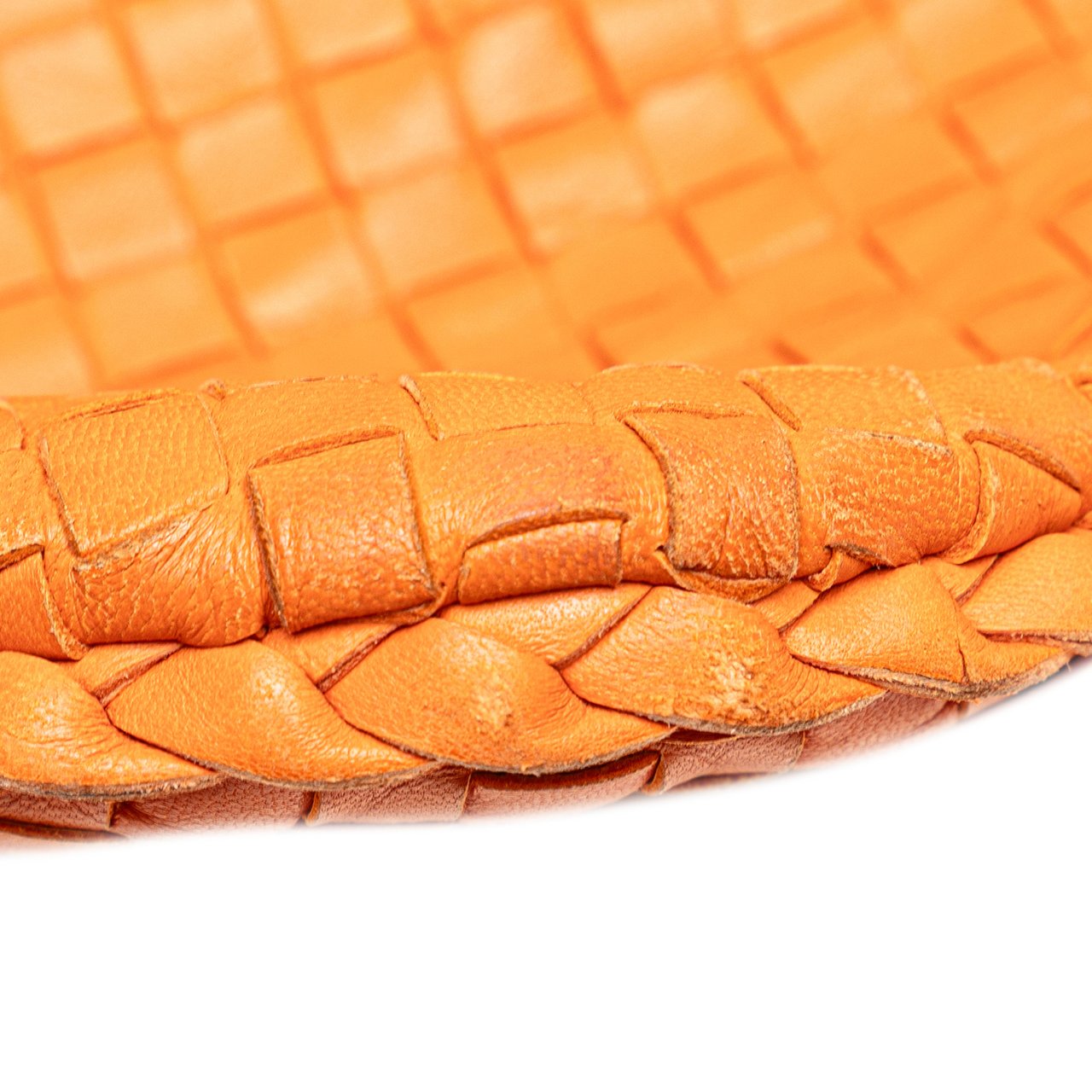 Bottega Veneta Small Nappa Intrecciato Veneta Hobo Oranje