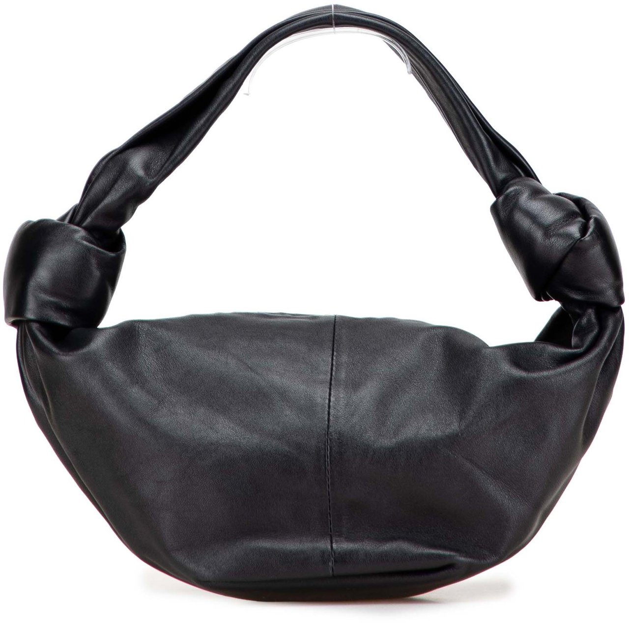 Bottega Veneta Mini Calfskin Double Knot Bag Zwart