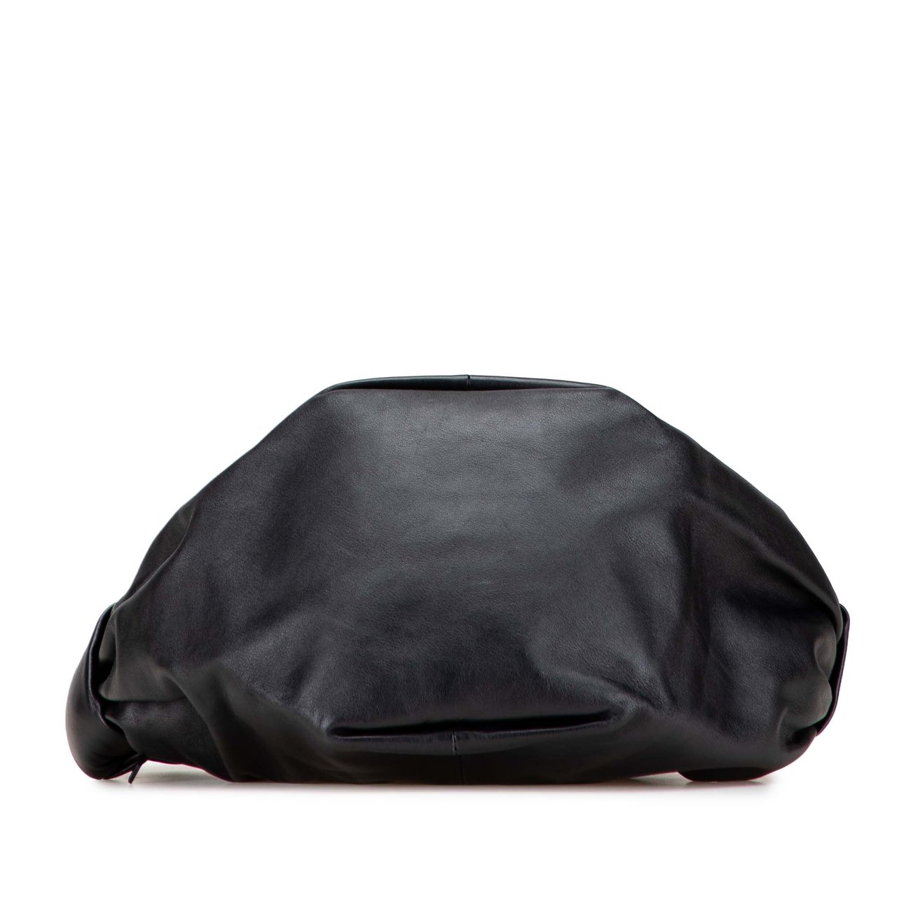Bottega Veneta Mini Calfskin Double Knot Bag Zwart