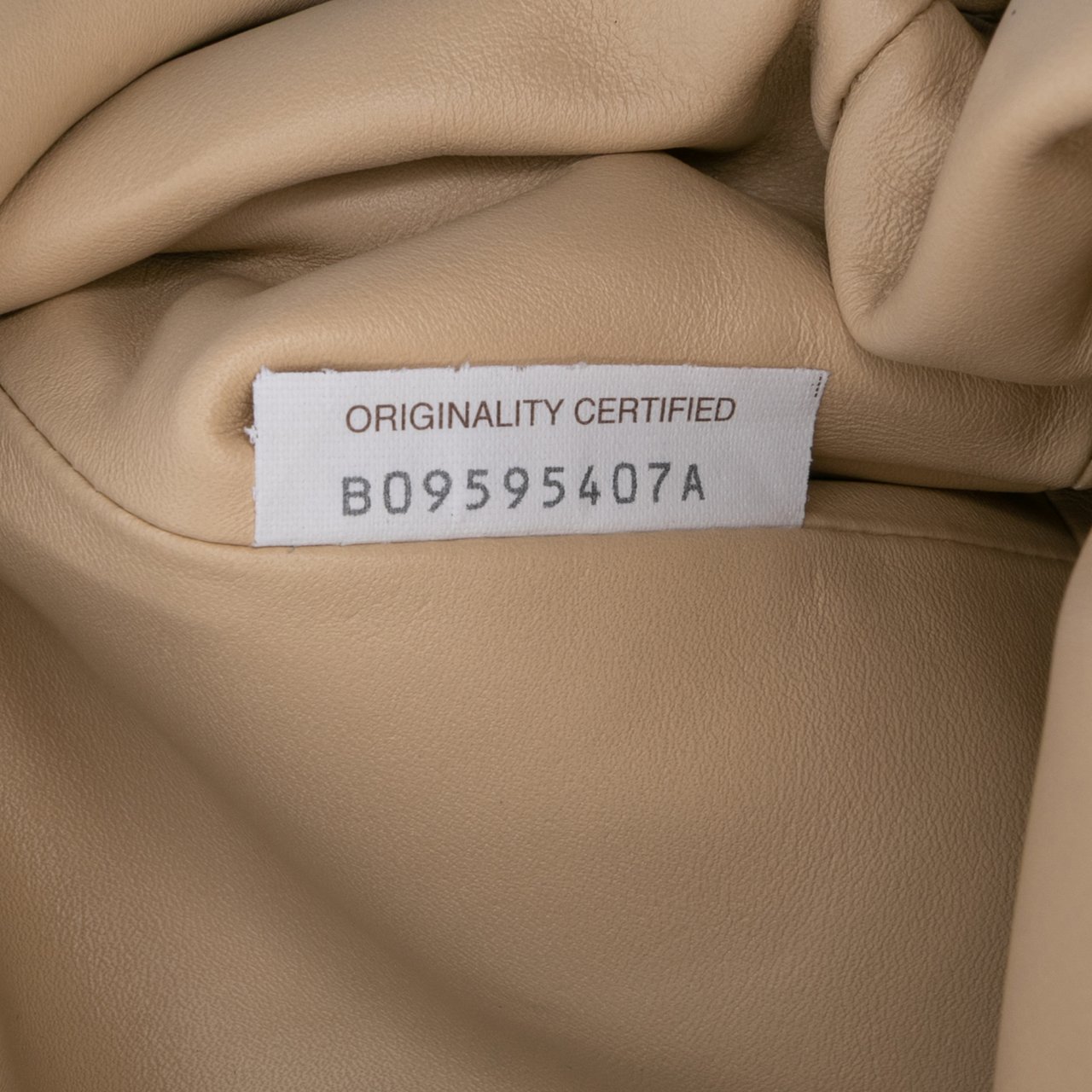 Bottega Veneta Lambskin The Mini Pouch Crossbody Bruin