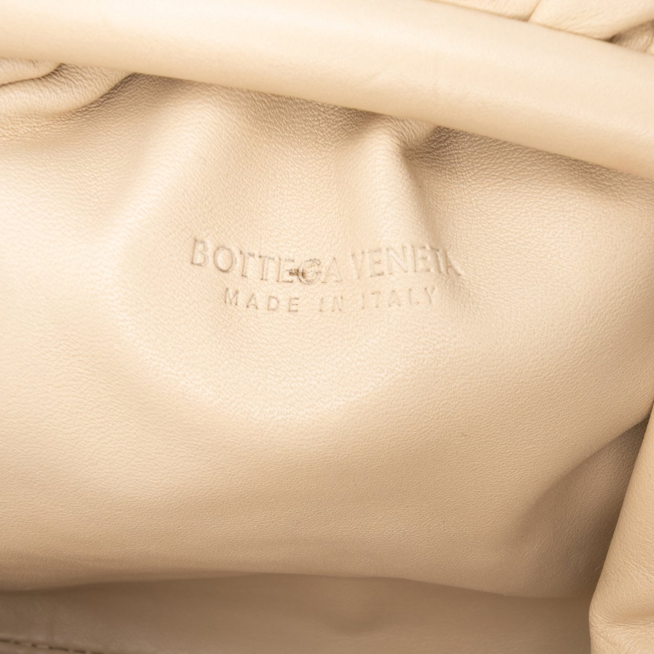 Bottega Veneta Lambskin The Mini Pouch Crossbody Bruin