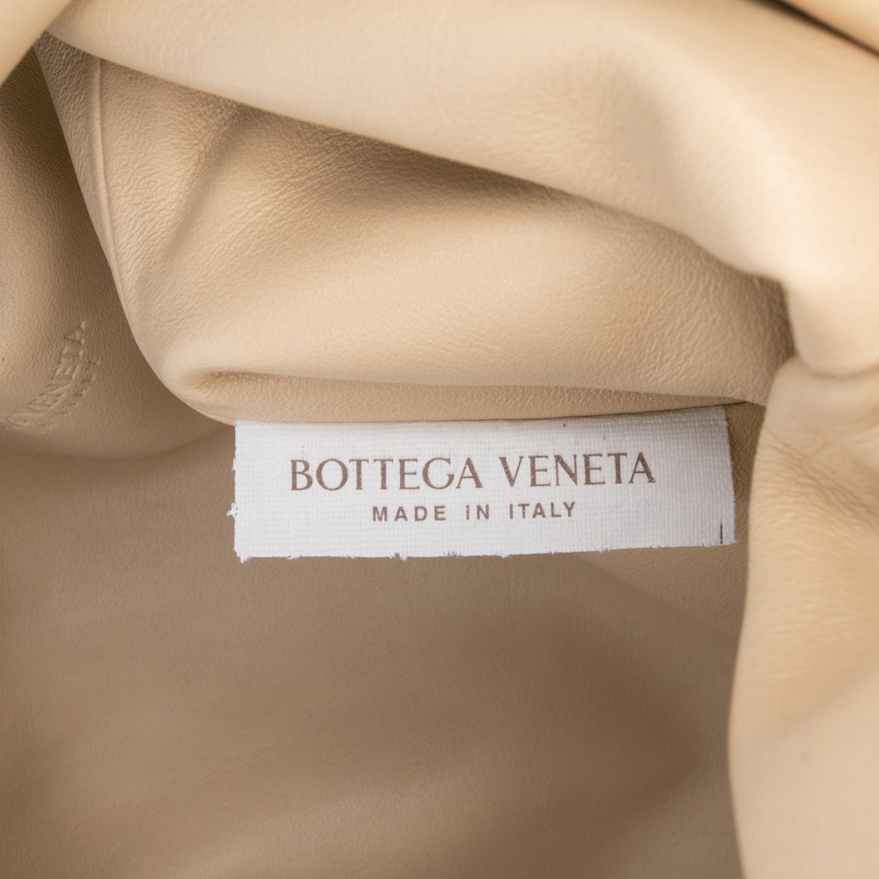 Bottega Veneta Lambskin The Mini Pouch Crossbody Bruin