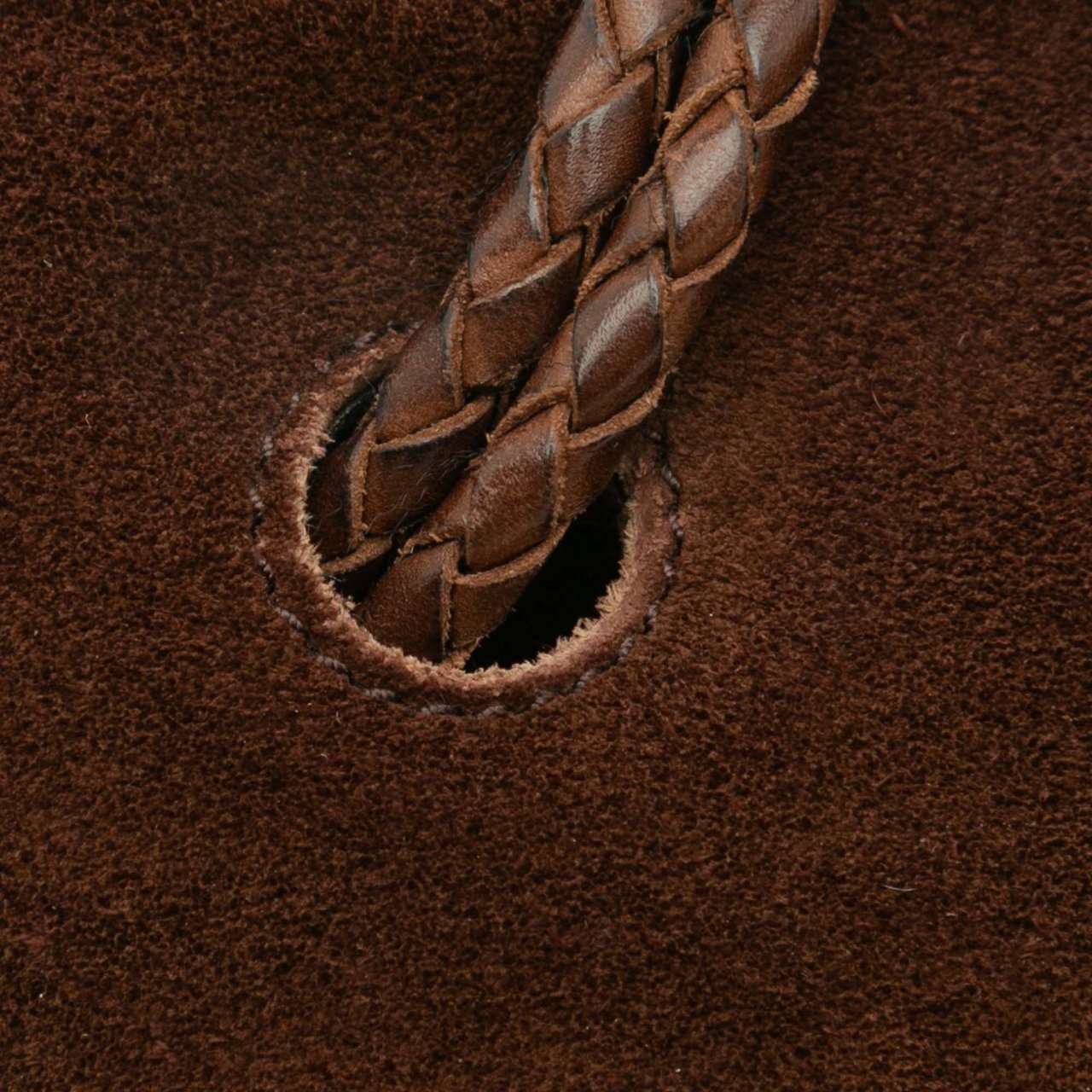 Bottega Veneta Suede Bucket Bag Bruin