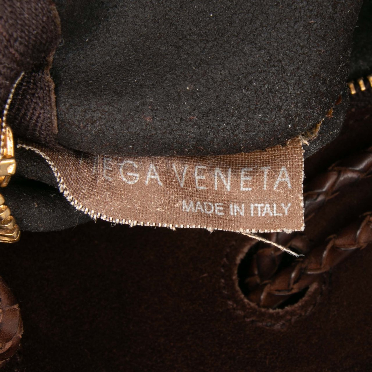 Bottega Veneta Suede Bucket Bag Bruin