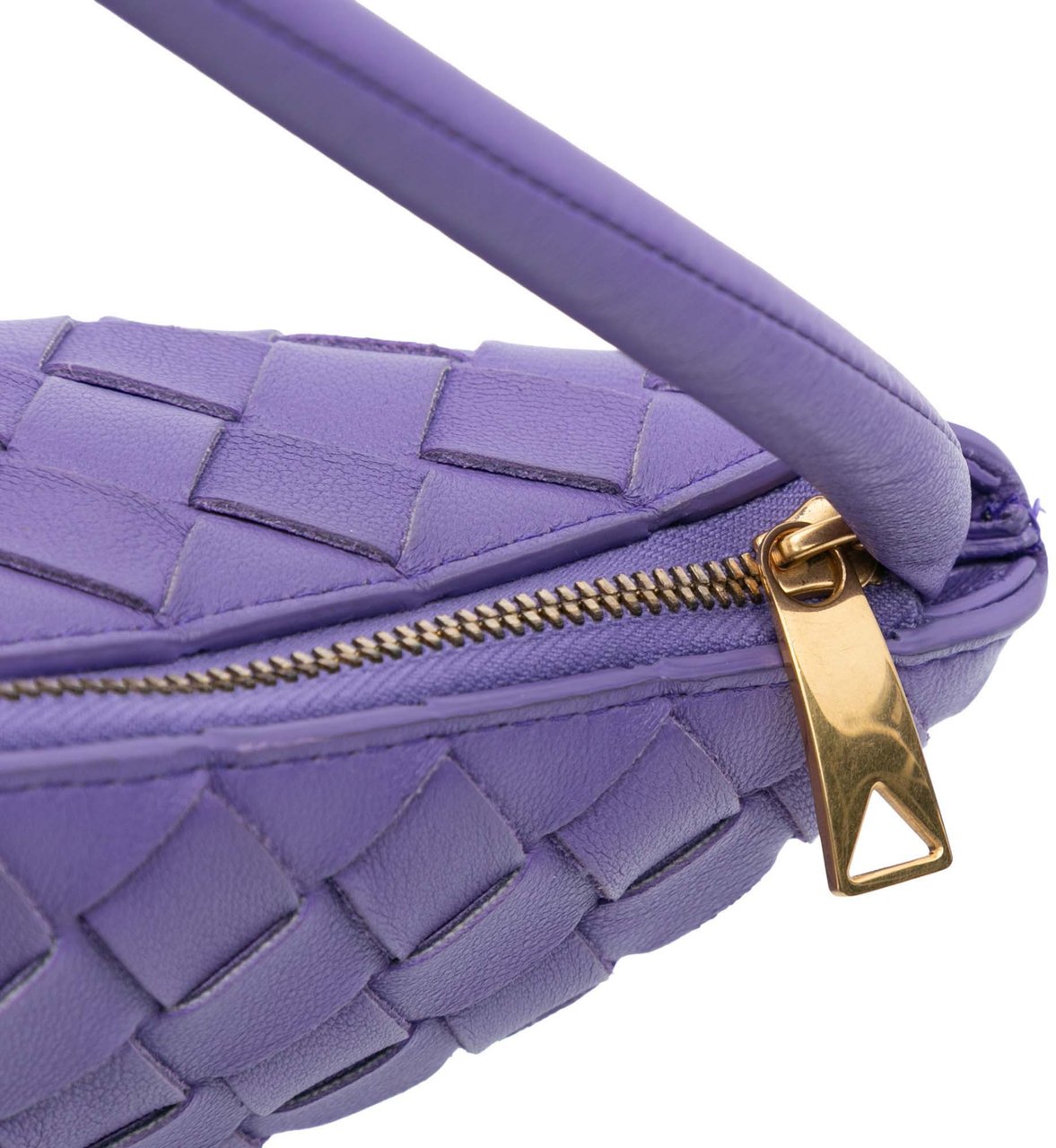 Bottega Veneta Small Nappa Intrecciato Turn Pouch Paars