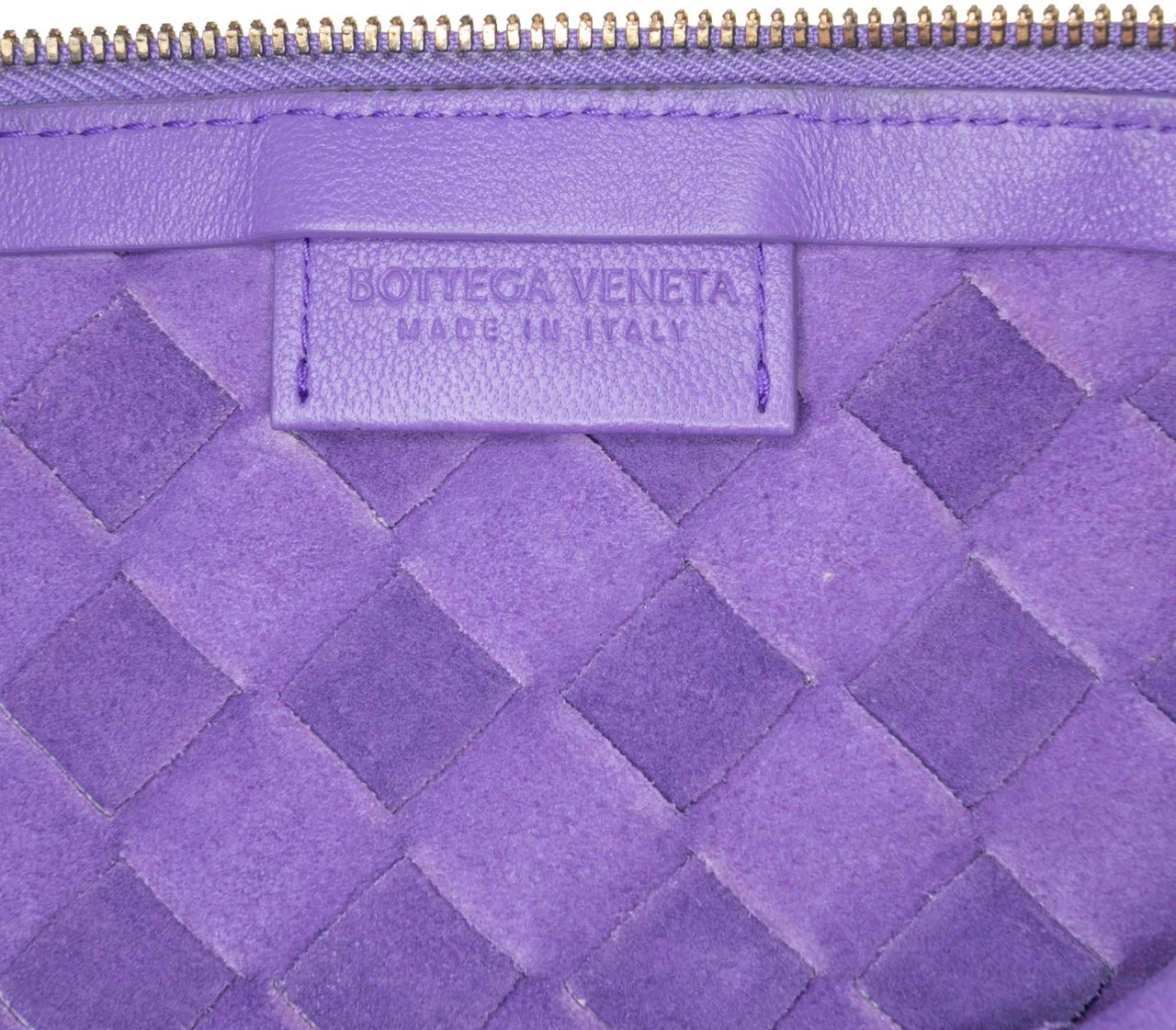 Bottega Veneta Small Nappa Intrecciato Turn Pouch Paars
