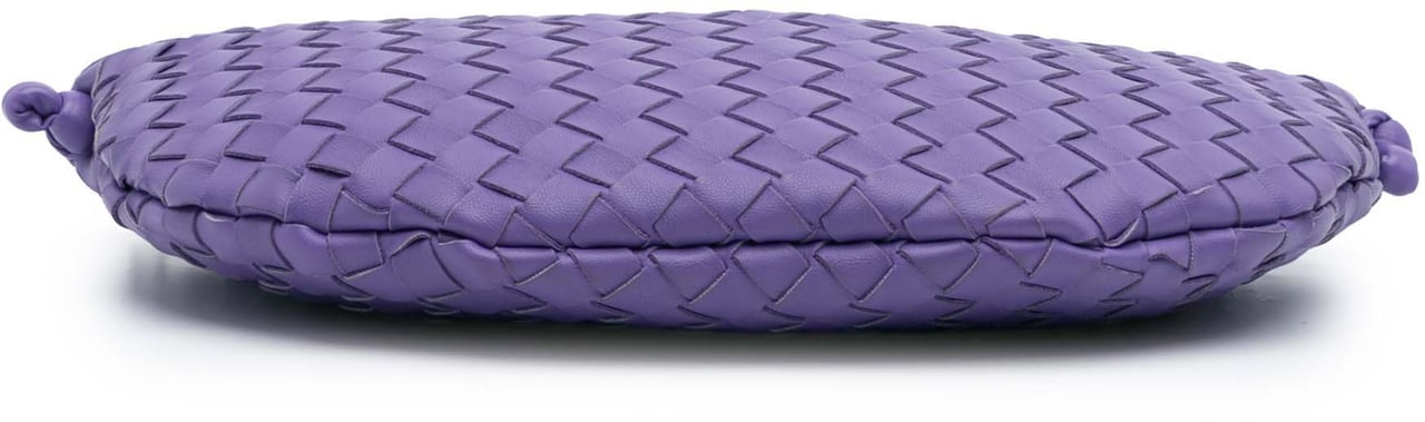 Bottega Veneta Small Nappa Intrecciato Turn Pouch Paars