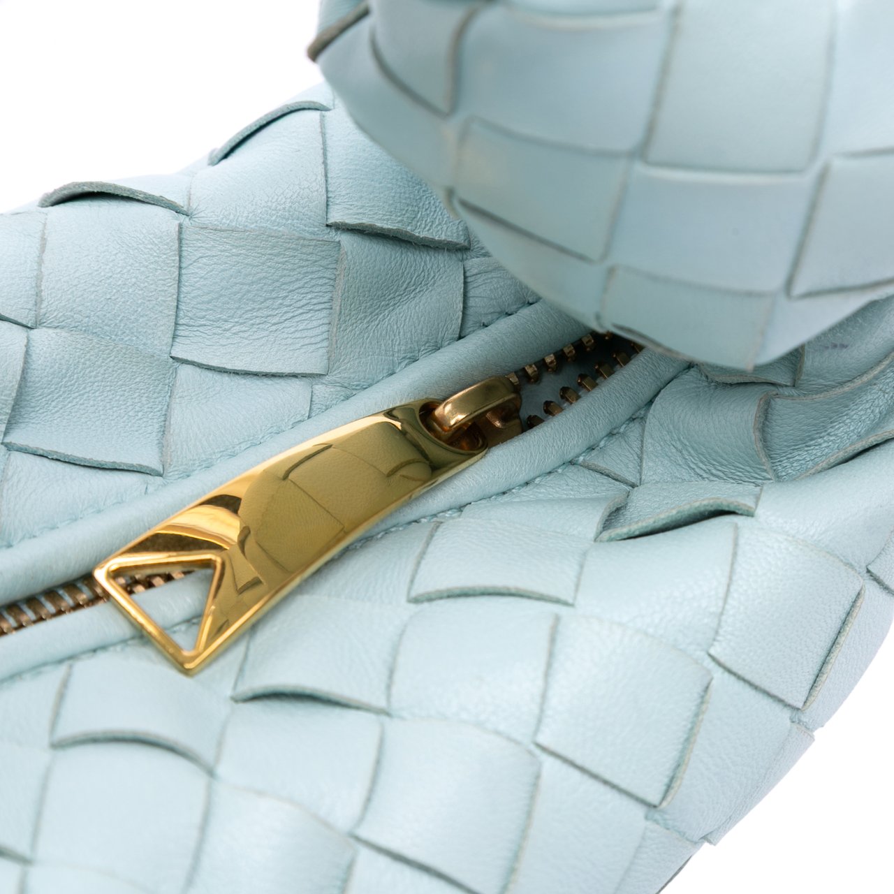Bottega Veneta Mini Nappa Intrecciato Jodie Blauw