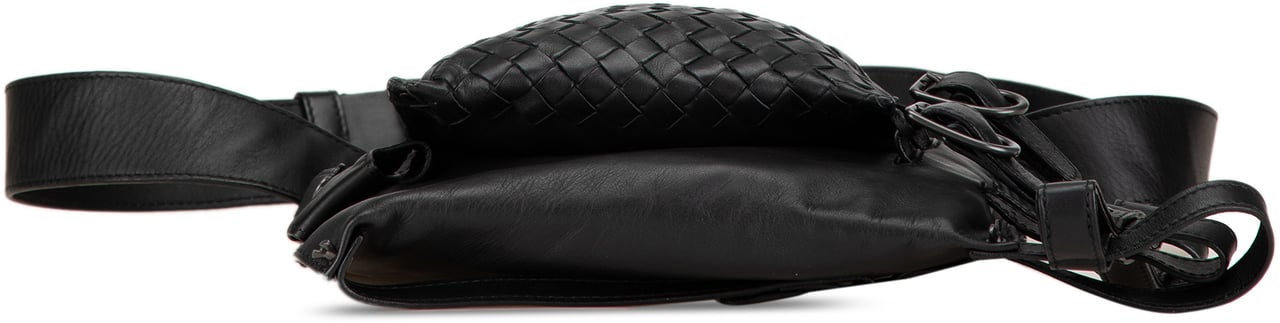Bottega Veneta Nappa Intrecciato Utility Belt Bag Zwart