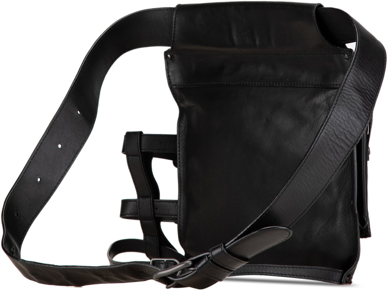 Bottega Veneta Nappa Intrecciato Utility Belt Bag Zwart