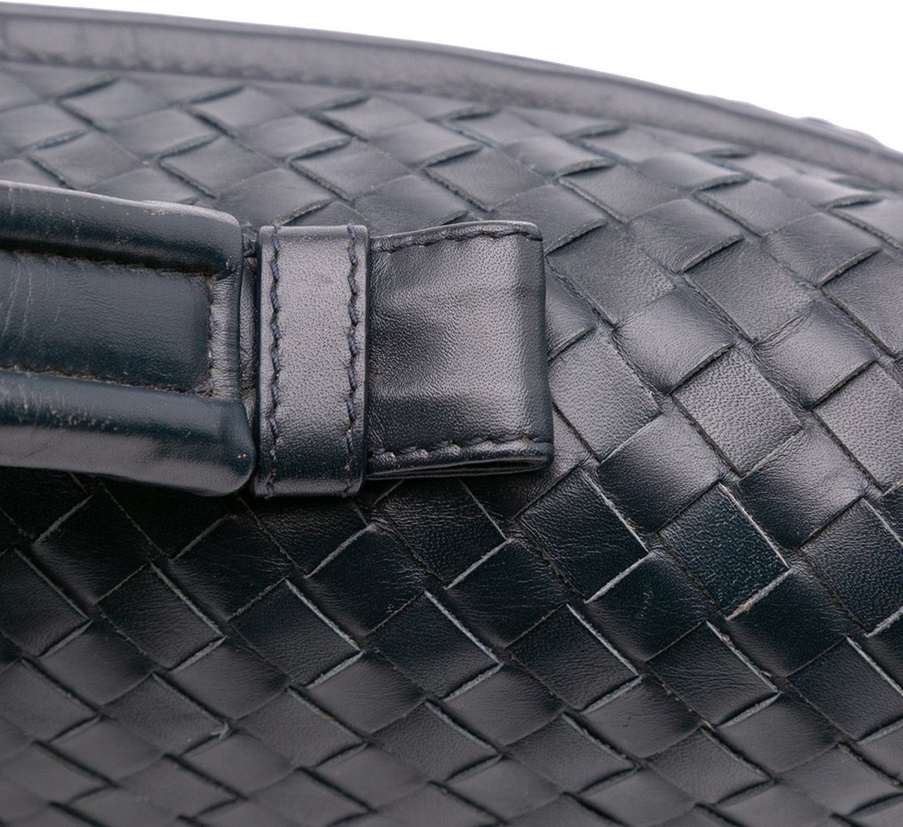 Bottega Veneta Nappa Intrecciato Briefcase Blauw