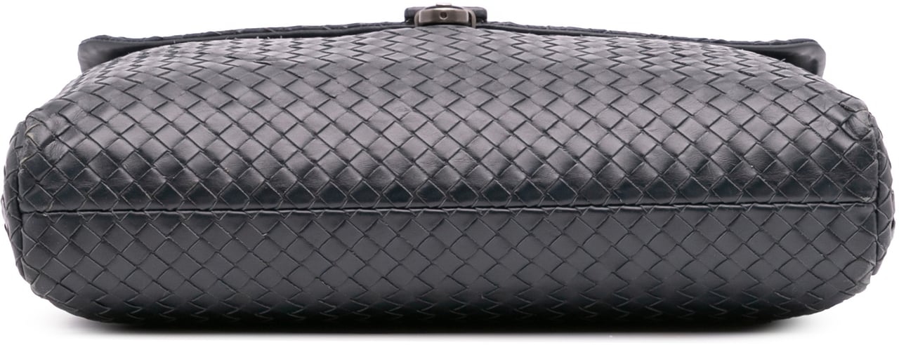 Bottega Veneta Nappa Intrecciato Briefcase Blauw
