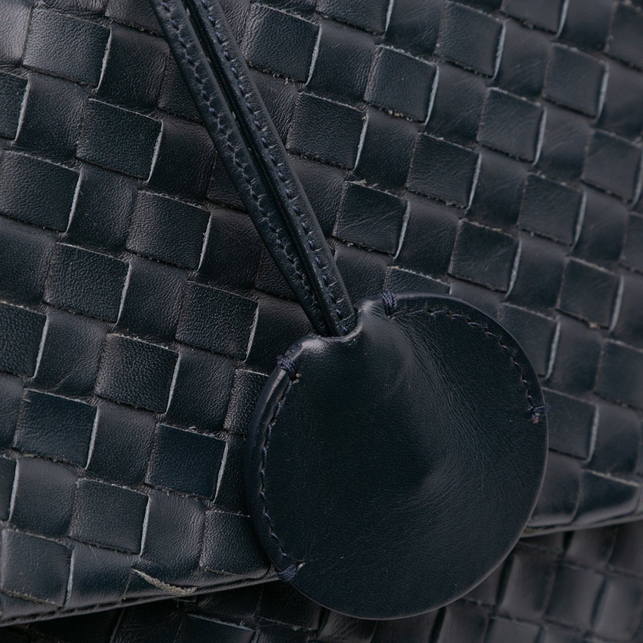Bottega Veneta Nappa Intrecciato Briefcase Blauw