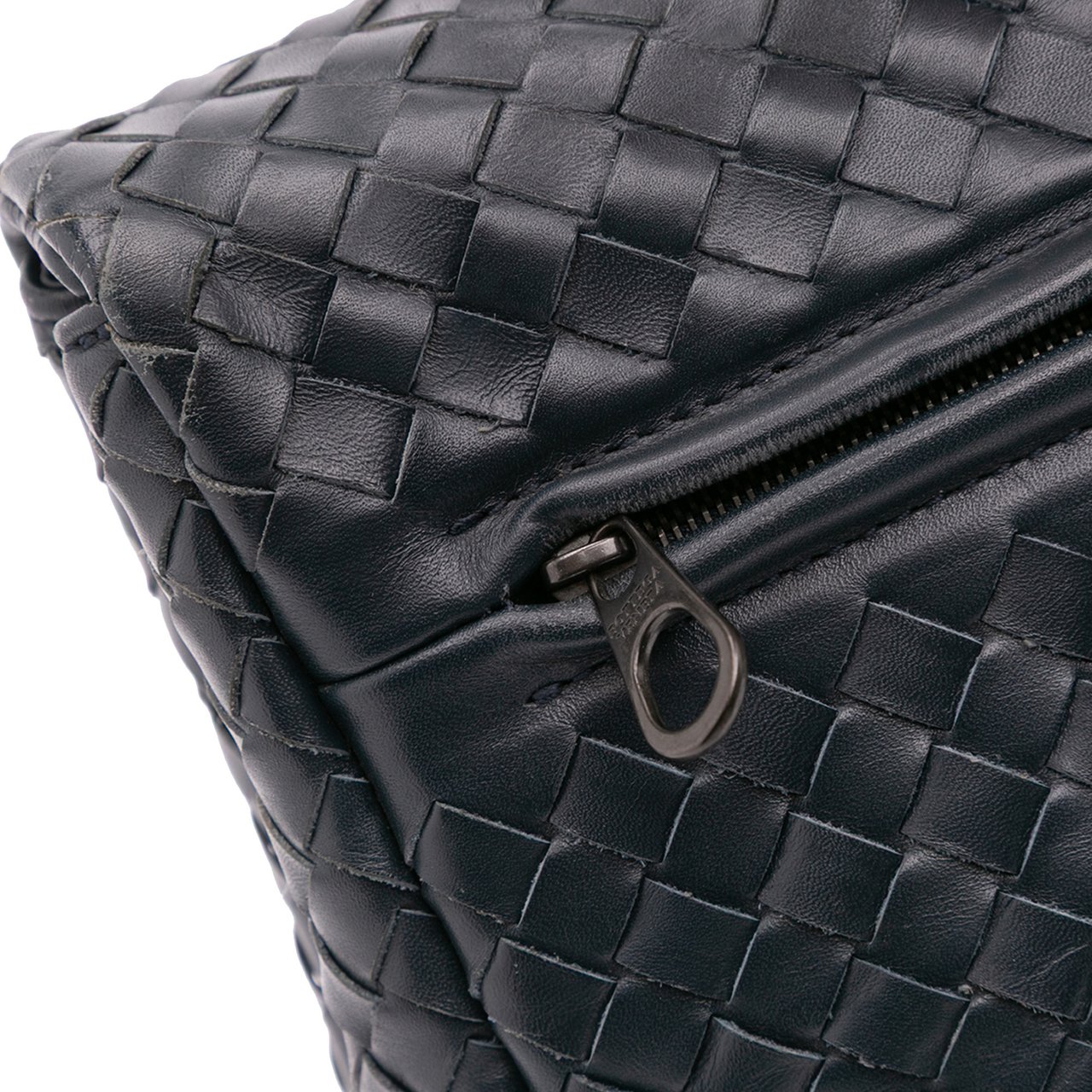 Bottega Veneta Nappa Intrecciato Briefcase Blauw
