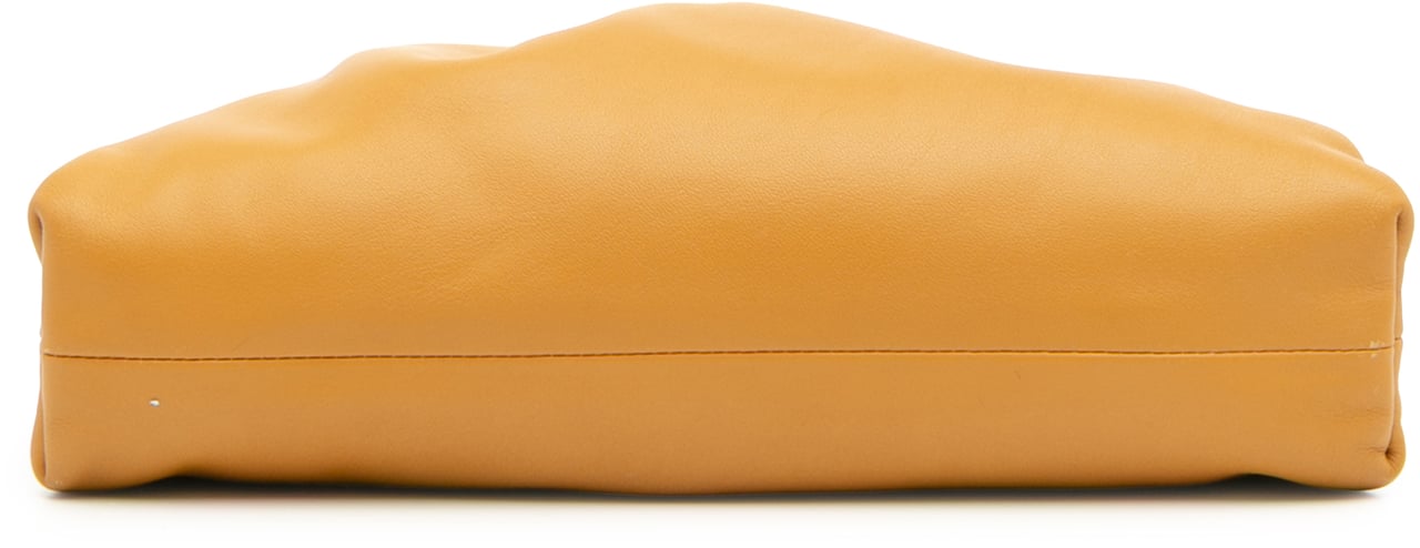 Bottega Veneta Lambskin The Mini Pouch Crossbody Oranje