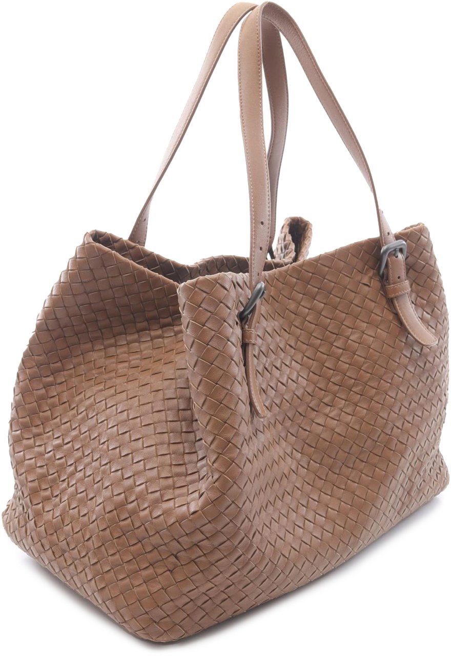 Bottega Veneta Large Nappa Intrecciato Cesta Tote Bruin
