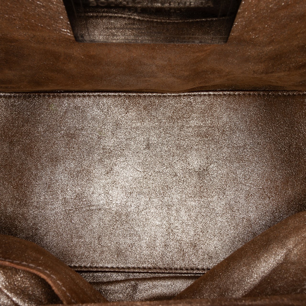 Bottega Veneta Limited Edition Intrecciato Frame Shoulder Bag Bruin