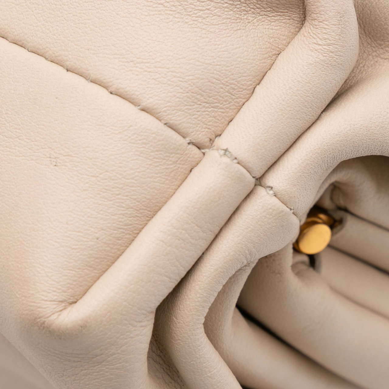 Bottega Veneta Lambskin The Mini Pouch Crossbody Bruin