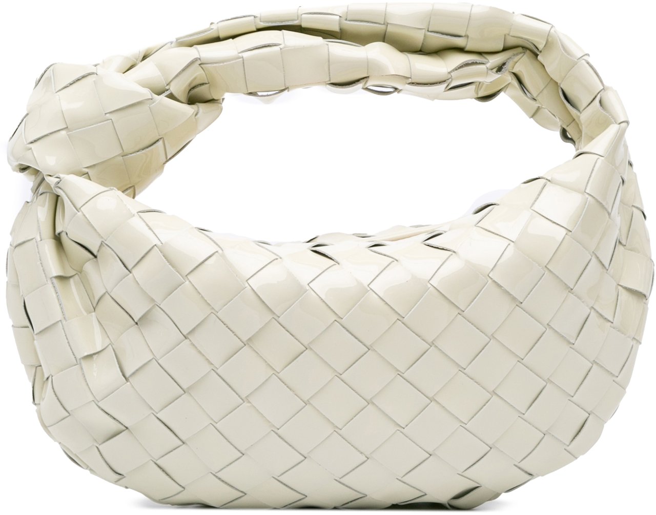 Bottega Veneta Mini Patent Intrecciato Jodie Wit