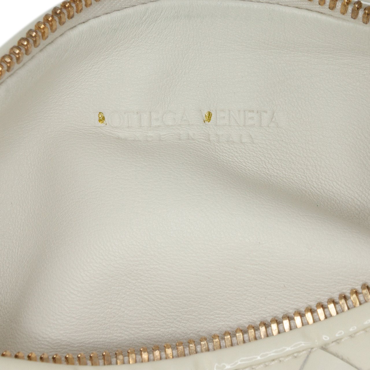 Bottega Veneta Mini Patent Intrecciato Jodie Wit
