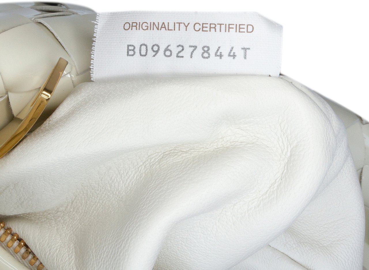 Bottega Veneta Mini Patent Intrecciato Jodie Wit