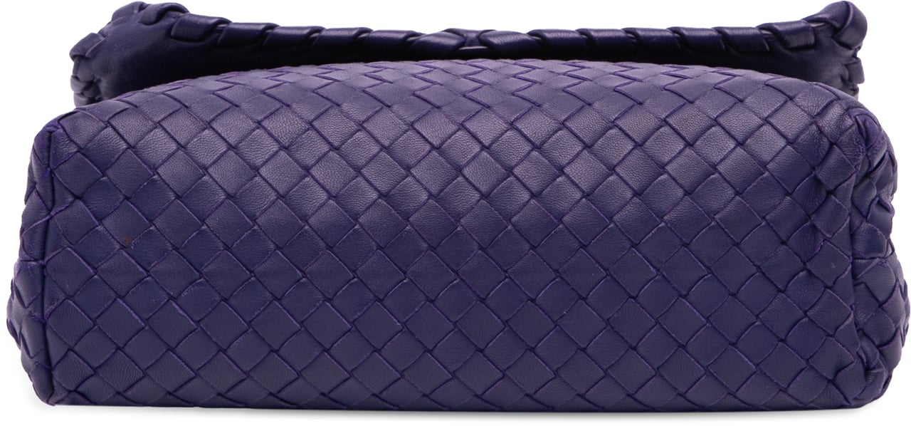 Bottega Veneta Small Nappa Intrecciato Olimpia Shoulder Bag Paars