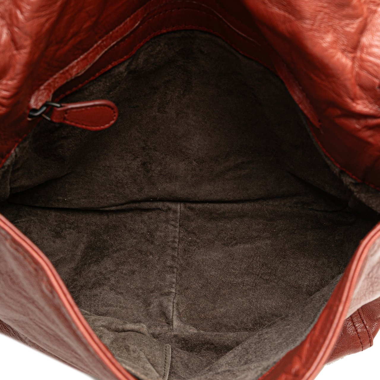 Bottega Veneta Intrecciato Trimmed Nappa Top Handle Bag Rood