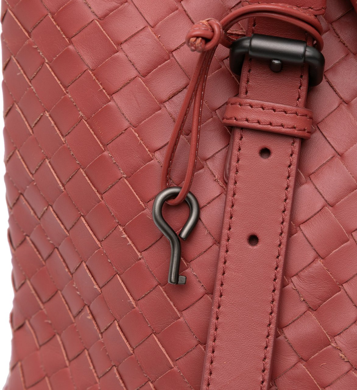 Bottega Veneta Medium Nappa Intrecciato Roma Tote Rood