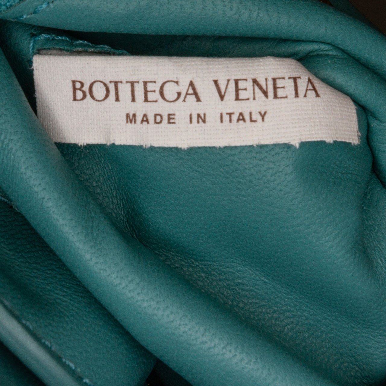 Bottega Veneta Nappa Intrecciato Padded Chain Cassette Satchel Blauw