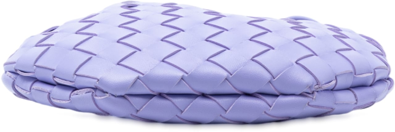 Bottega Veneta Baby Lambskin Intrecciato Sardine Paars