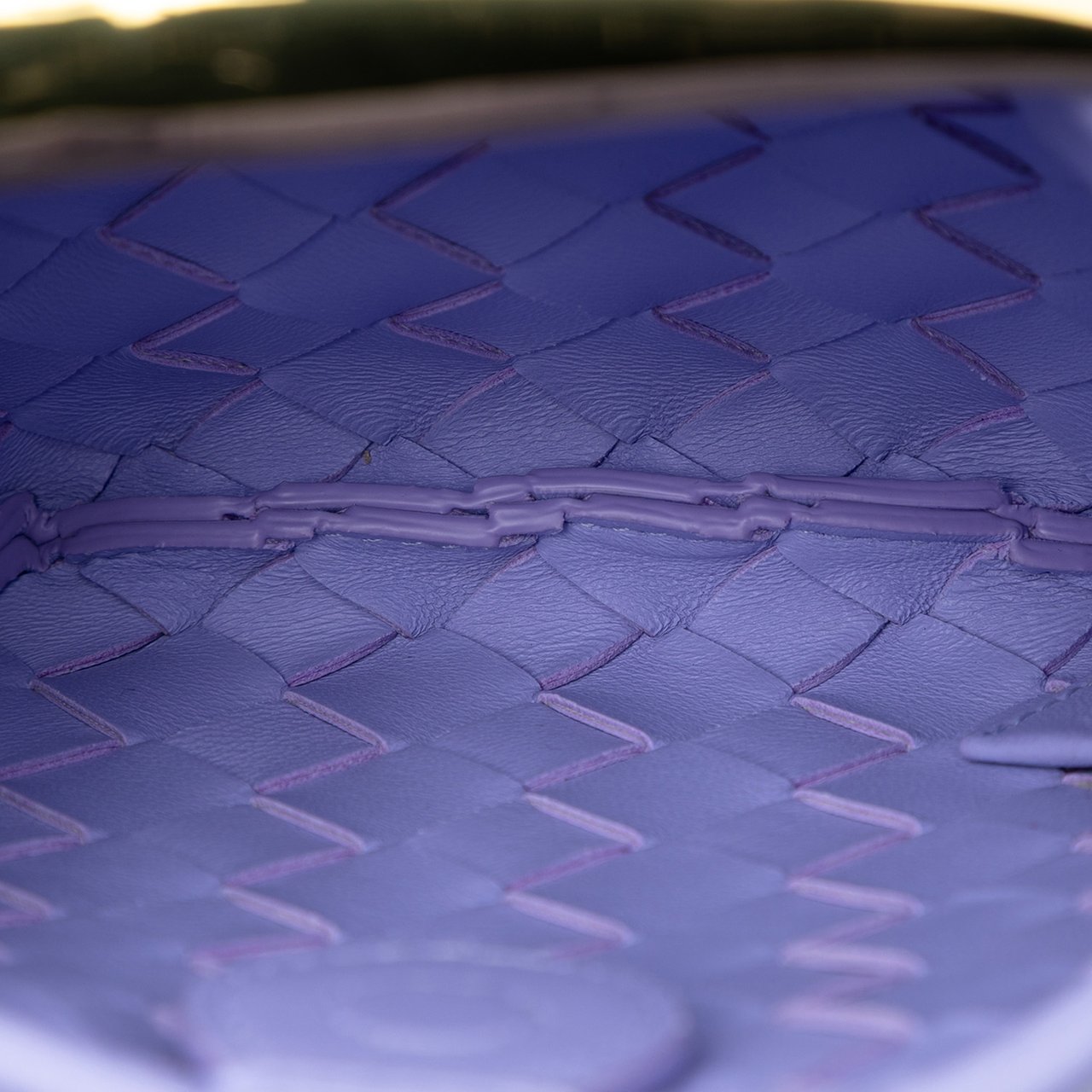 Bottega Veneta Baby Lambskin Intrecciato Sardine Paars