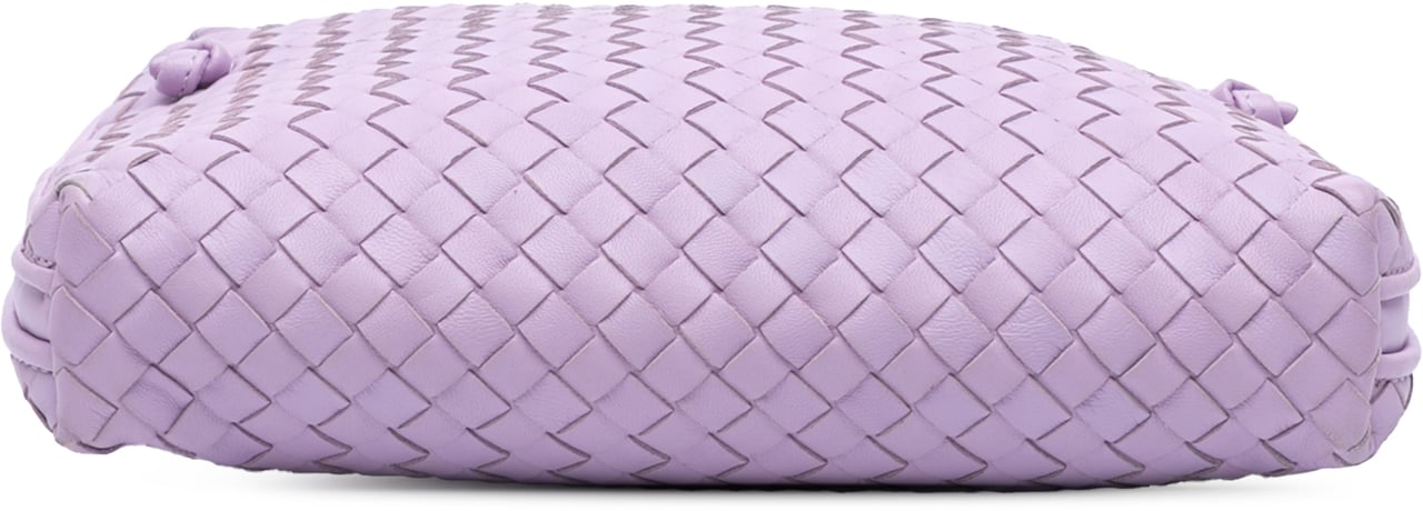 Bottega Veneta Nappa Intrecciato Nodini Crossbody Paars