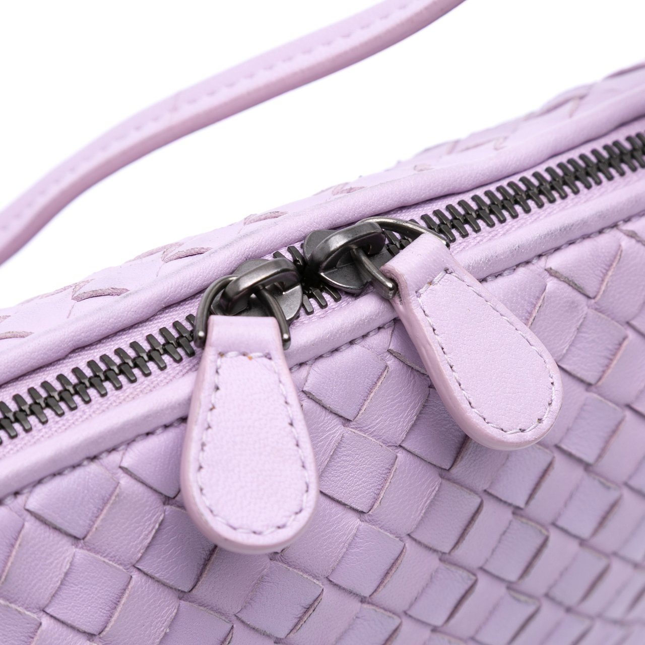 Bottega Veneta Nappa Intrecciato Nodini Crossbody Paars