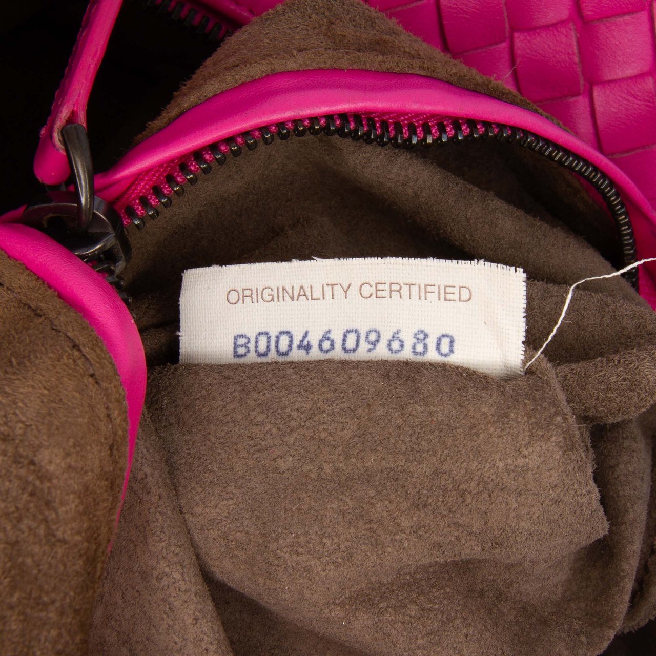 Bottega Veneta Nappa Intrecciato Boston Bag Roze
