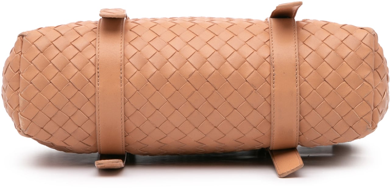 Bottega Veneta Intrecciato Flap Satchel Bruin
