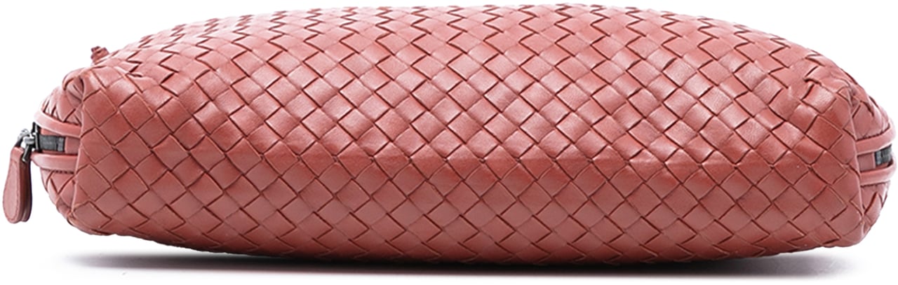 Bottega Veneta Large Nappa Intrecciato Nodini Crossbody Rood