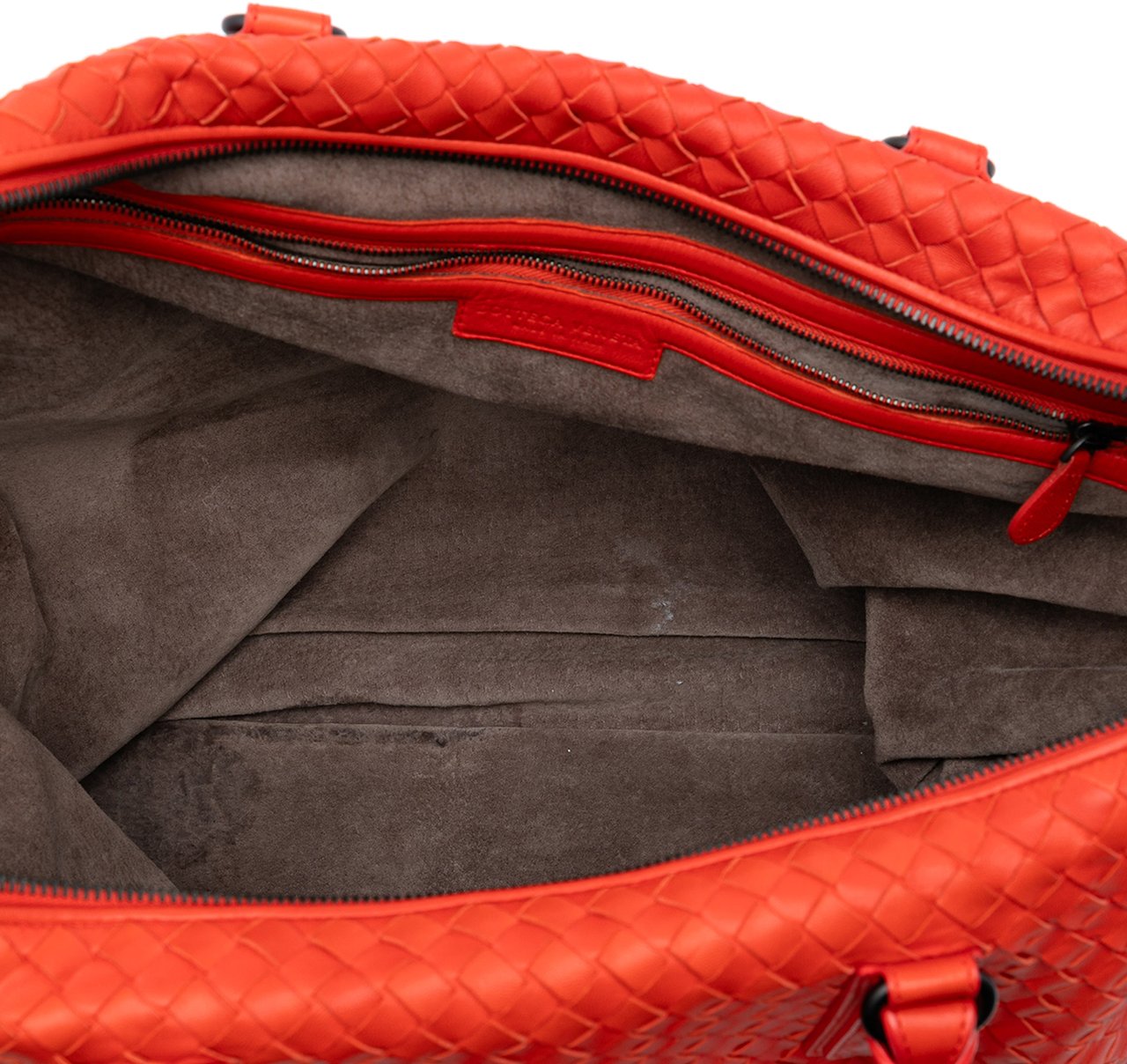 Bottega Veneta Maxi Nappa Intrecciato Convertible Tote Rood