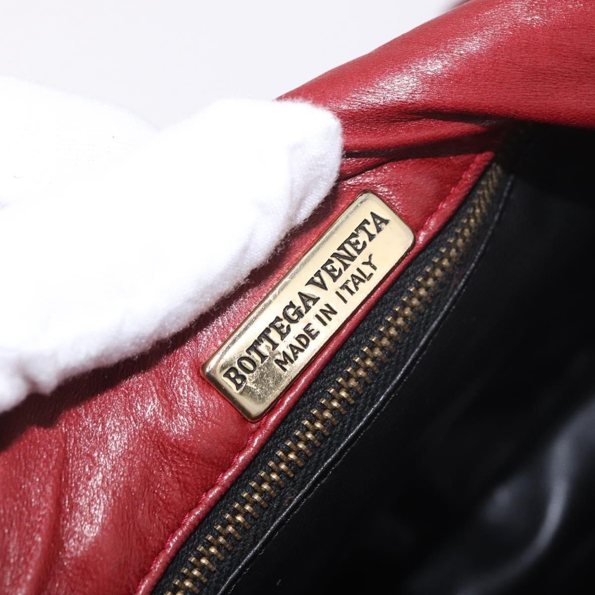 Bottega Veneta Flap Intrecciato Nappa Small Rood
