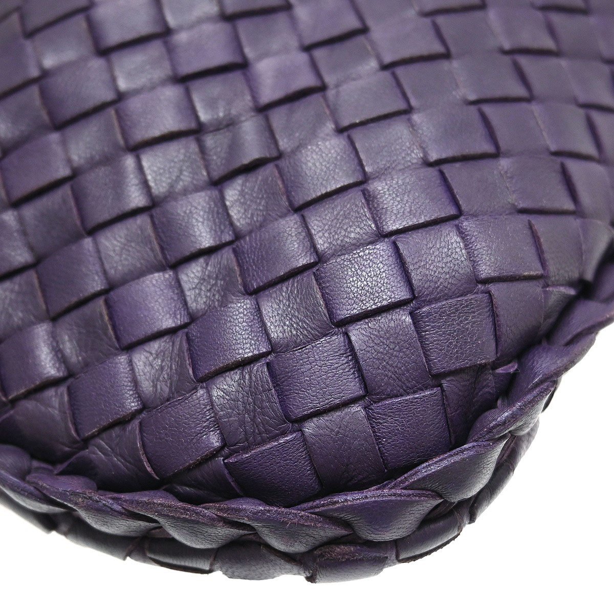 Bottega Veneta Veneta Hobo Intrecciato Nappa Medium Paars