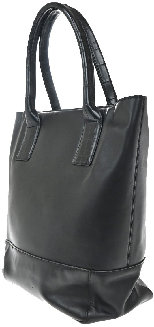 Bottega Veneta Bottega Veneta Open Tote Leather Medium Zwart