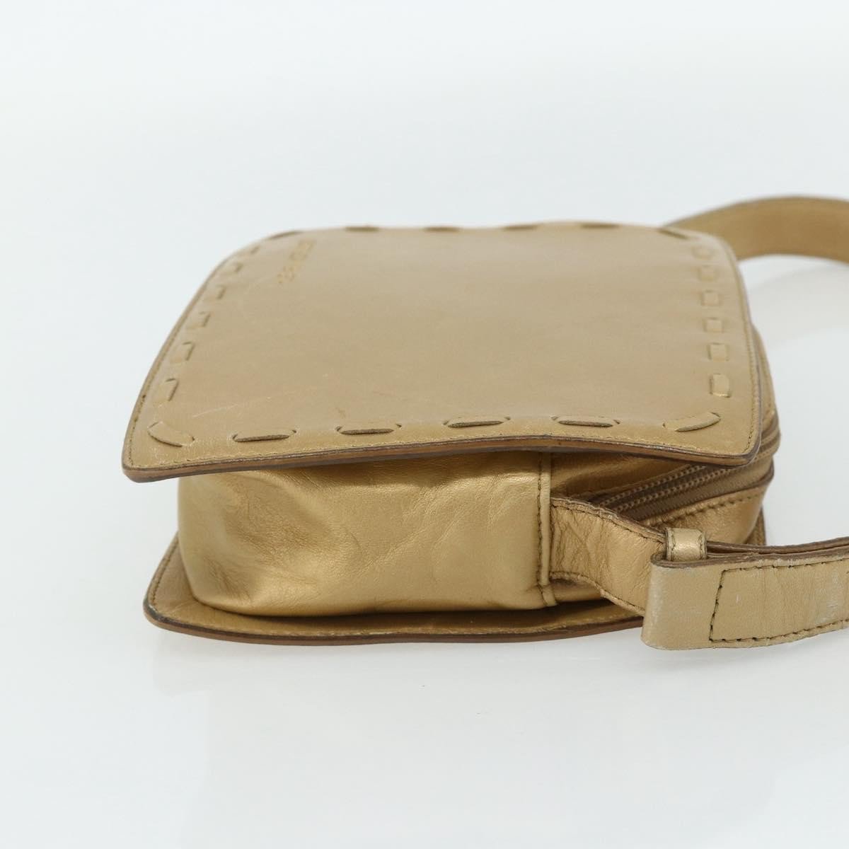 Bottega Veneta Vintage Leather Goud