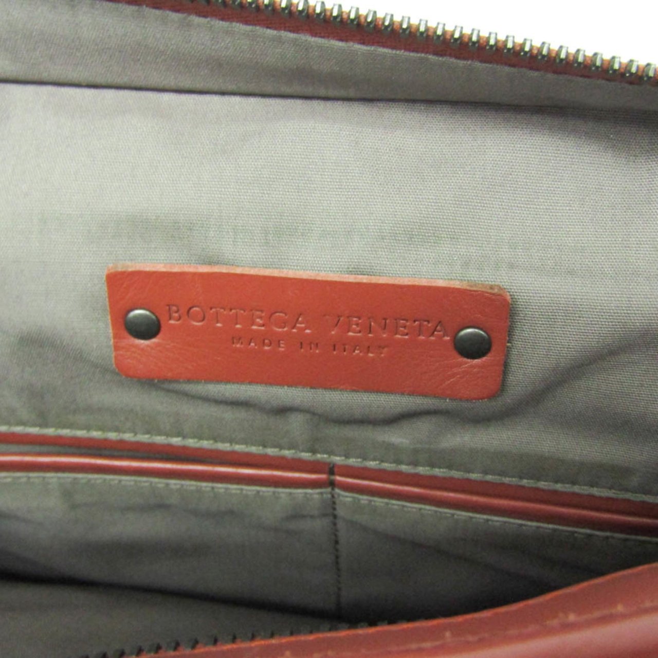 Bottega Veneta Bottega Veneta Soft Slim Briefcase Intrecciato Nappa Rood