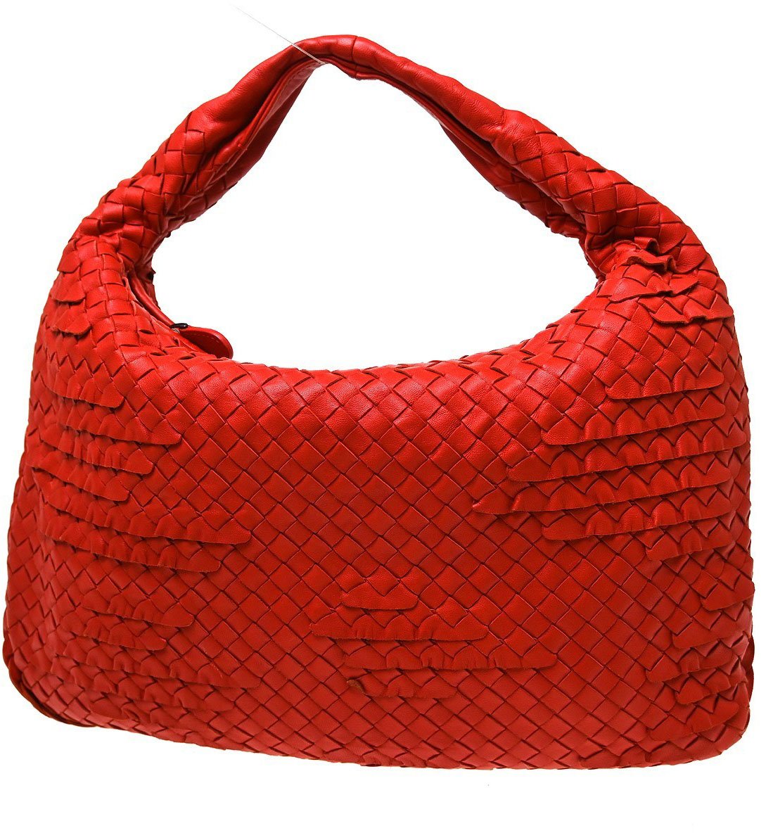 Bottega Veneta Veneta Hobo Miniode Intrecciato Nappa Large Rood