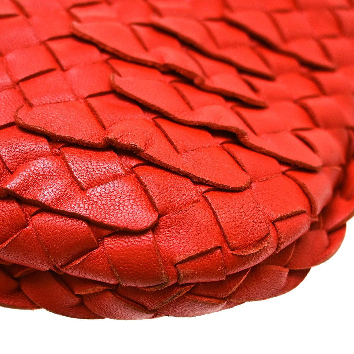 Bottega Veneta Veneta Hobo Miniode Intrecciato Nappa Large Rood