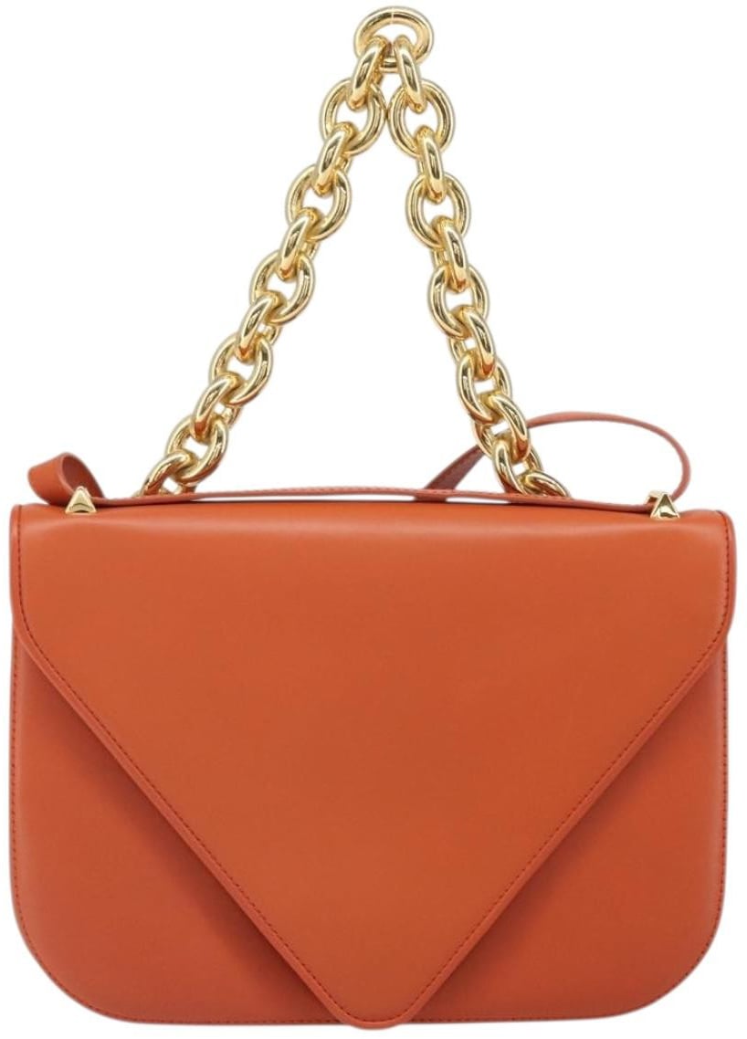 Bottega Veneta Bottega Veneta Mount Shoulder Bag Leather Medium Bruin